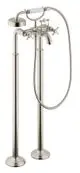 AXOR-HG-Zweigriff-Wannenarmatur-Axor-Montreux-Fertigset-brushed-nickel-Bodenmontage-16547820 gallery number 1
